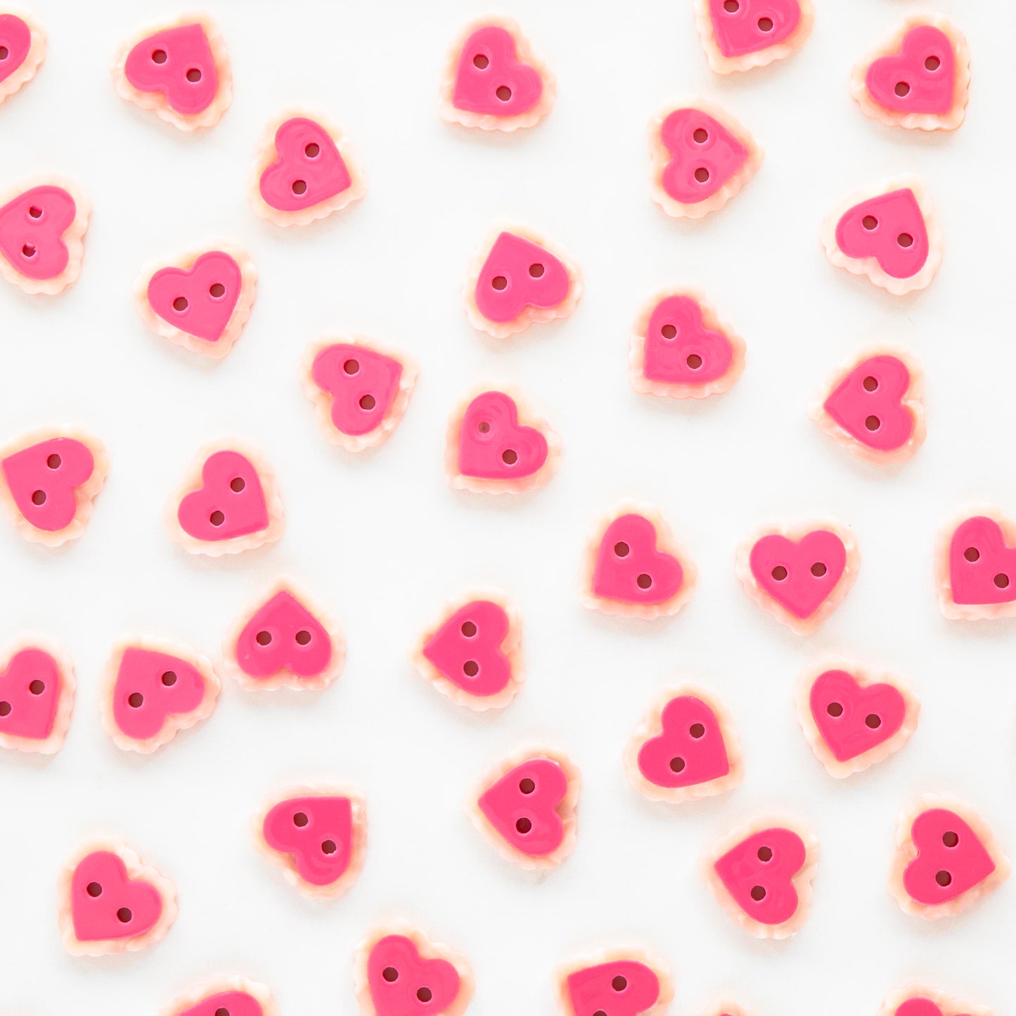 Pink Sweetheart Buttons