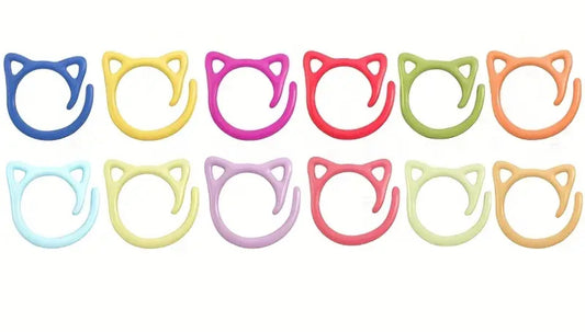 Split Ring Cat Stitch Markers