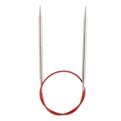 Chiaogoo Red Lace Stainless Steel Circulars - 40 cm / 16 inch