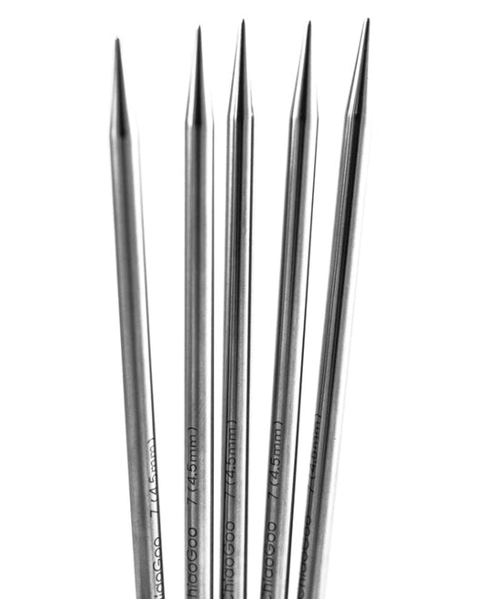 Chiaogoo Double Pointed Needles - Stainless Steel - 8 inch