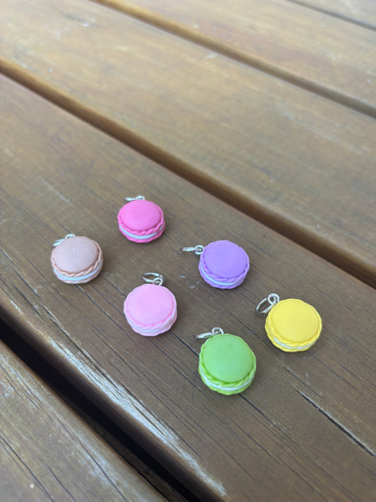 Valentines Day Knitting Stitch Markers - Macarons