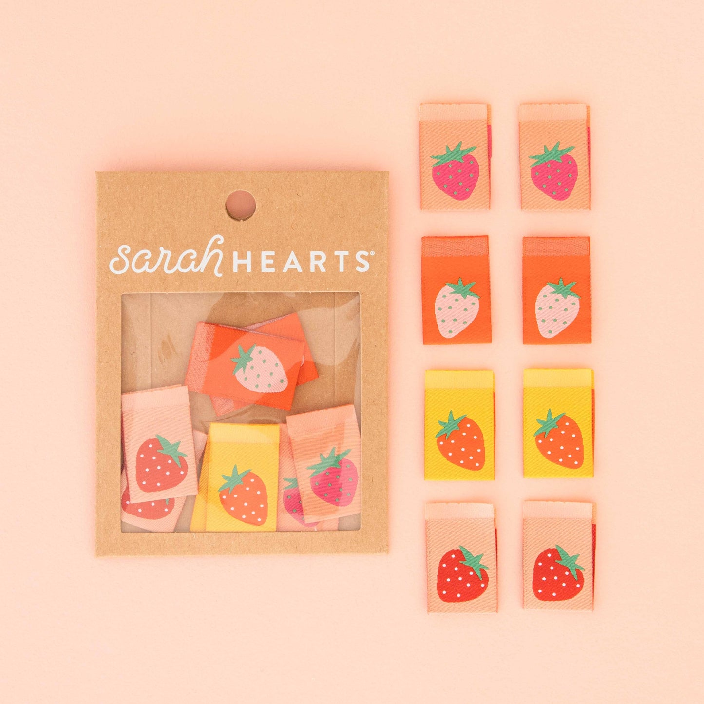 Strawberry Sewing / Knitting Labels