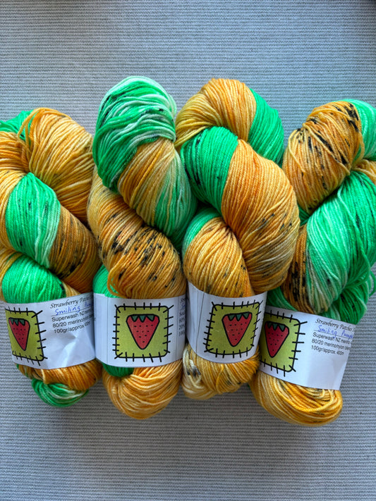 Strawberry Patches Yarn // Smiling Pumpkins