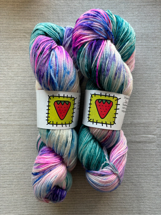 Strawberry Patches Yarn // Sea Creature