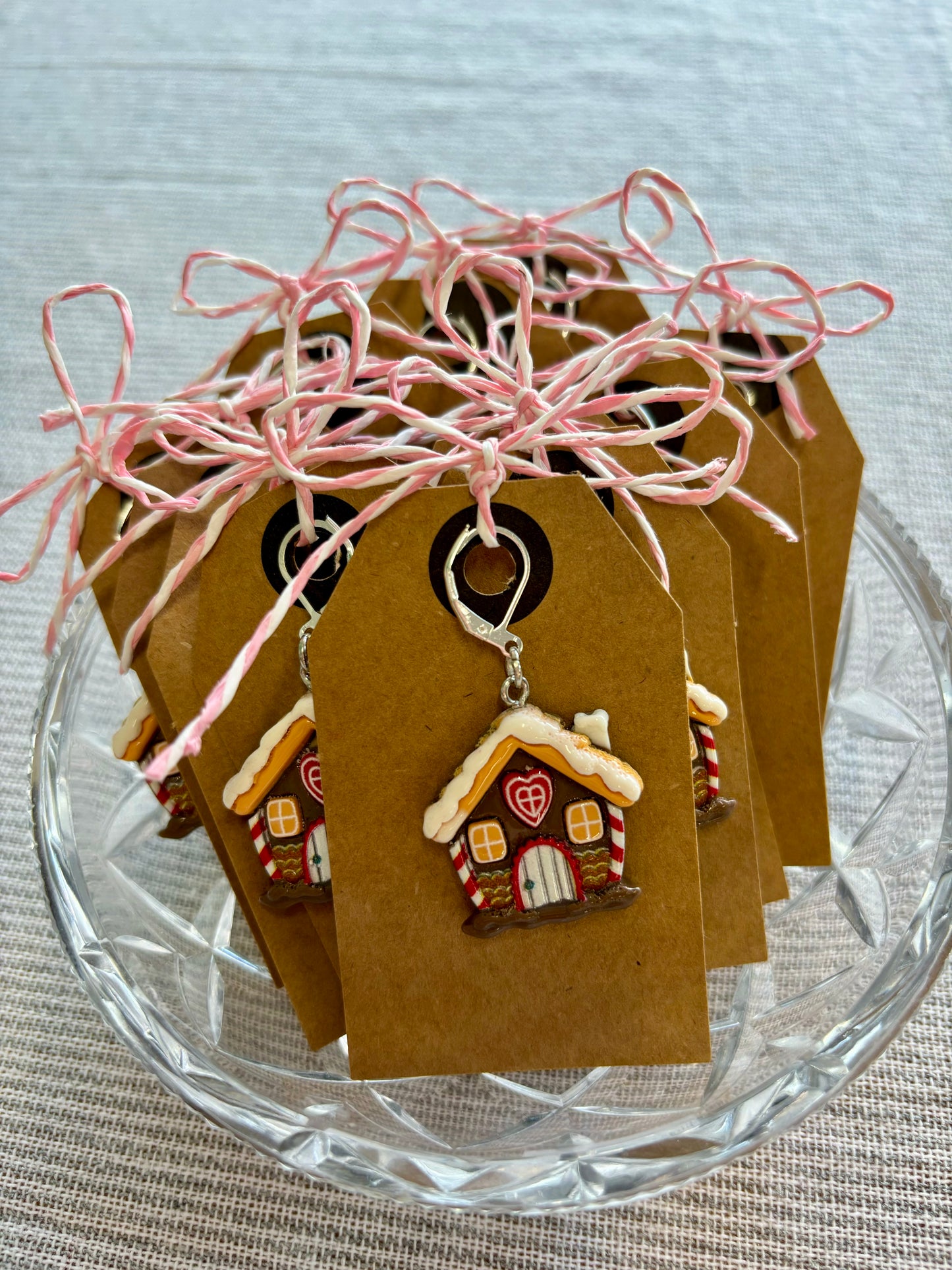 Gingerbread House Stitch Markers