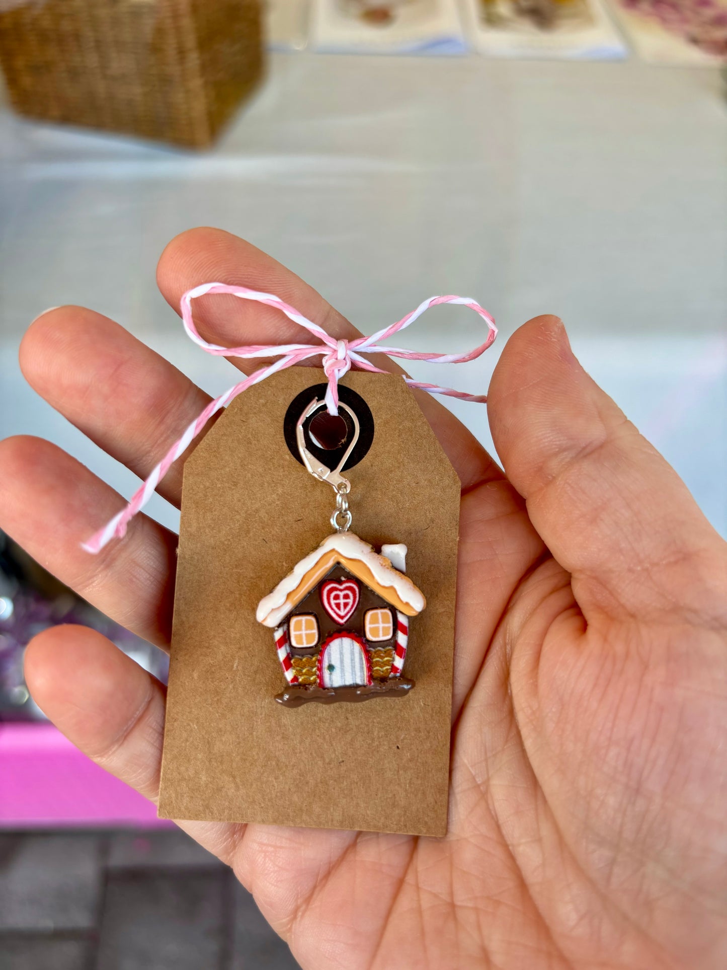 Gingerbread House Stitch Markers