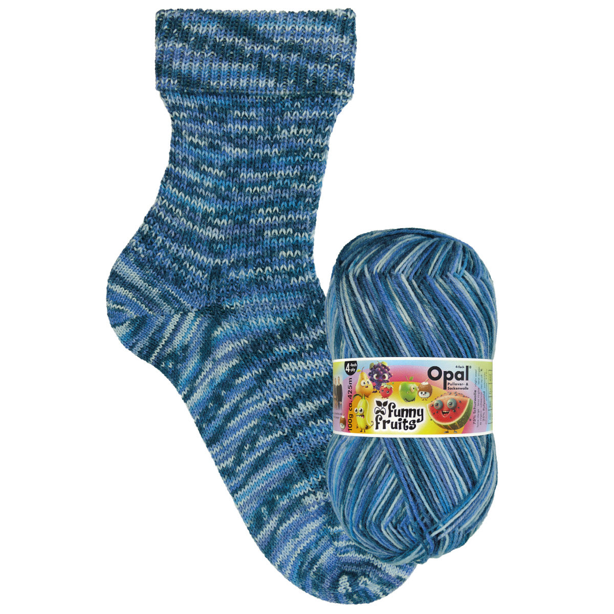 Opal Funny Fruits - Sock Yarn