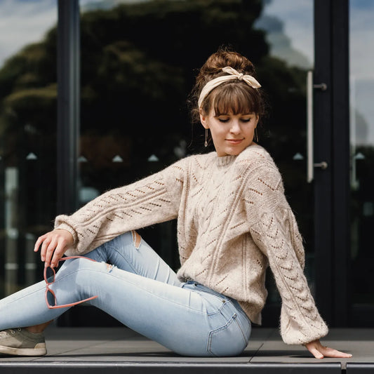 Cable Bay Sweater by Purl Foundry - Printed Pattern