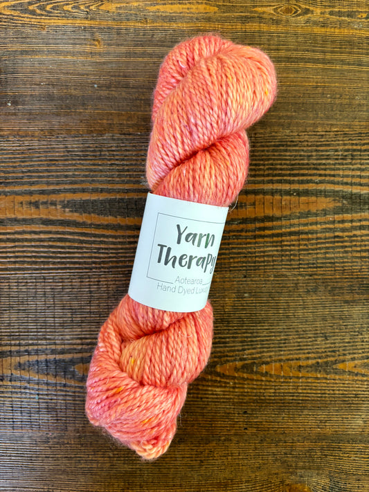 Yarn Therapy ~ Merlin Worsted Merino Linen ~ Cnidarian