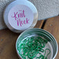 Lightbulb Stitch Markers in Tins
