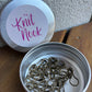 Lightbulb Stitch Markers in Tins