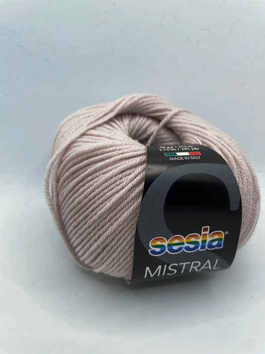 Sesia - Mistral 4ply Merino - Pale Pink (2607)